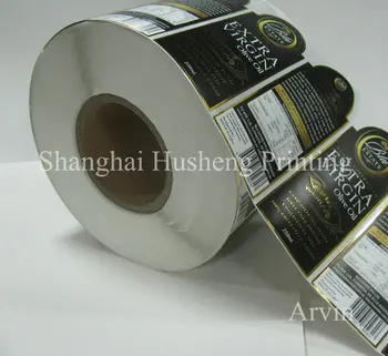 

customized waterproof VINYL ROLL label sticker for labeling machine