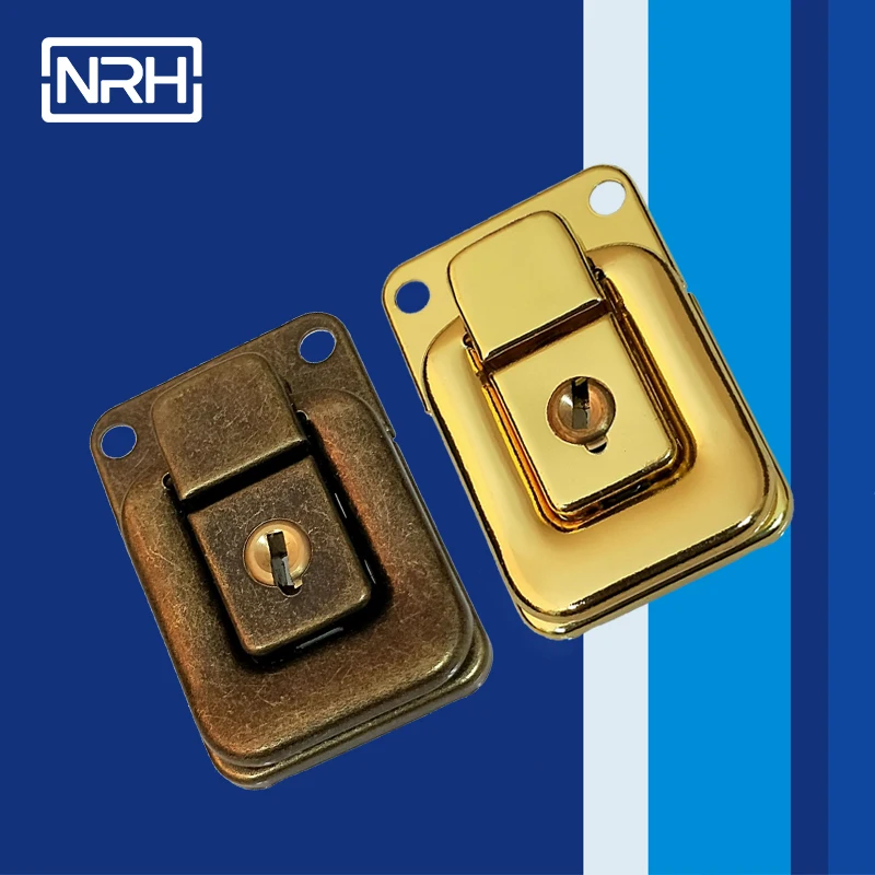 Gold Hardware Toolbox Lock Button Wooden Snap Button Fixed Tower Button