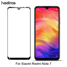 Hadinas полное покрытие из закаленного стекла для Xiaomi Redmi Note 7 9 H защитное стекло на xiomi Redmi Note 7 6,3 Защитная пленка для экрана