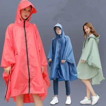 

Waterproof Rain Raincoat Women Men Cap Long Poncho Jacket Rainwear Outdoors Rain Coat Capa De Chuva Infantil Windbreaker LZO138