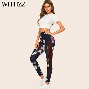 

WITHZZ Printed Leggings Women Leggins Elbows for Fitness Legins Workout Jeggings Tayt Sporting Athleisure Sportleggings Pants