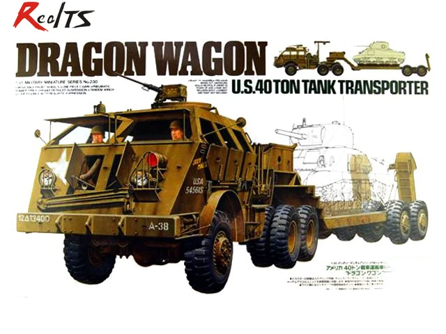 Модель TAMIYA 35230 США 40 тонный Танк транспортер dragon Универсал | Игрушки и хобби
