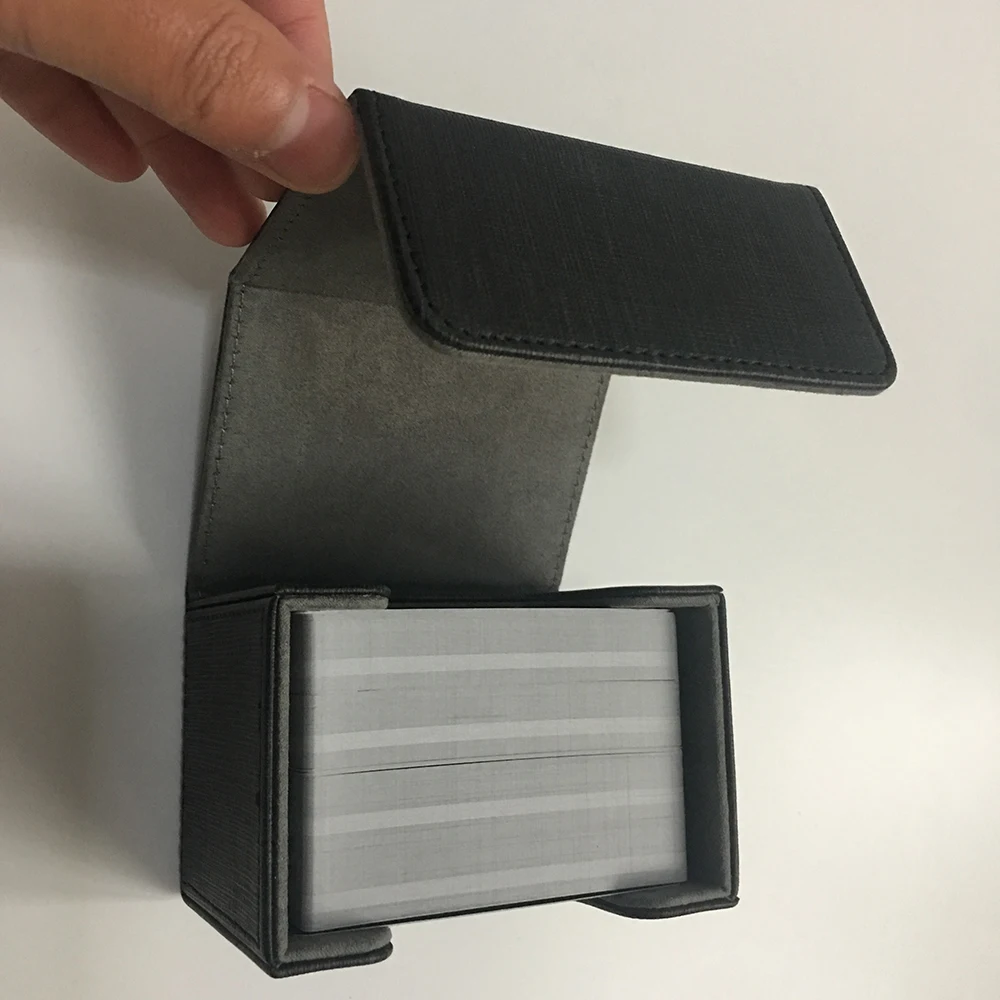 Black Color Side load Small Deck Box Side Open Deck Case For Magic Board Game Cards: Black Color Black Color Side load Small Deck Box Side Open Deck Case For Magic Board Game Cards: Black Color