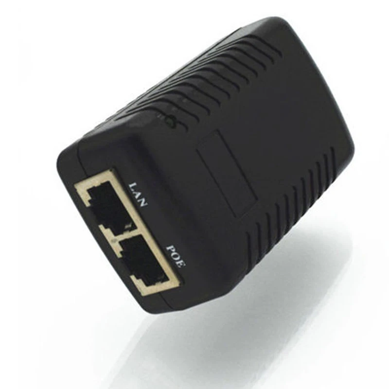 24 В/48 В 1A POE инжектор ЕС США Великобритания настенный разъем Ethernet адаптер для ip-камеры выход питания через Ethernet Инжектор POE переключатель