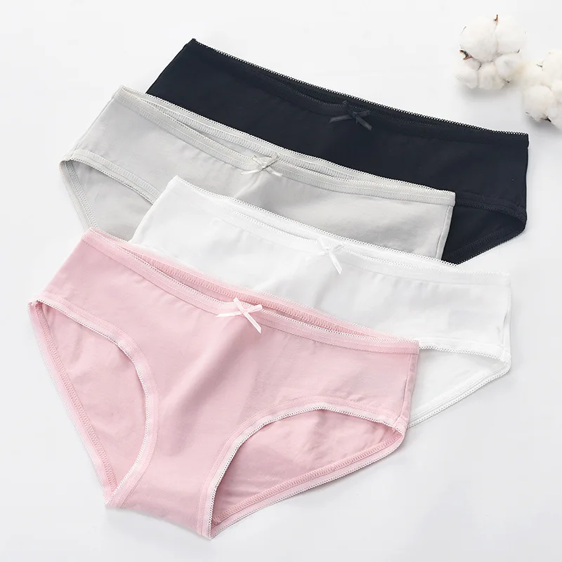 

Seamless Cotton Underwear Women's Sexy Briefs Panties Stretchy Girls Low-Rise Briefs Breathable Underpants Women Breathable Soft
