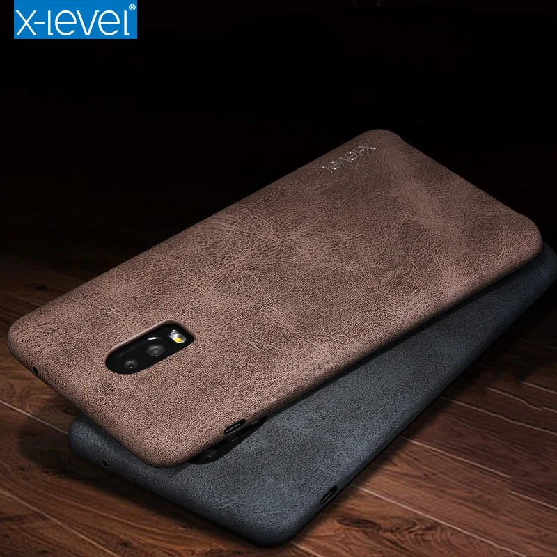 

X Level For Samsung Galaxy C8 Case Original Vintage Cases Luxury PU Leather Case For Samsung Galaxy C8 Back Cover Coque