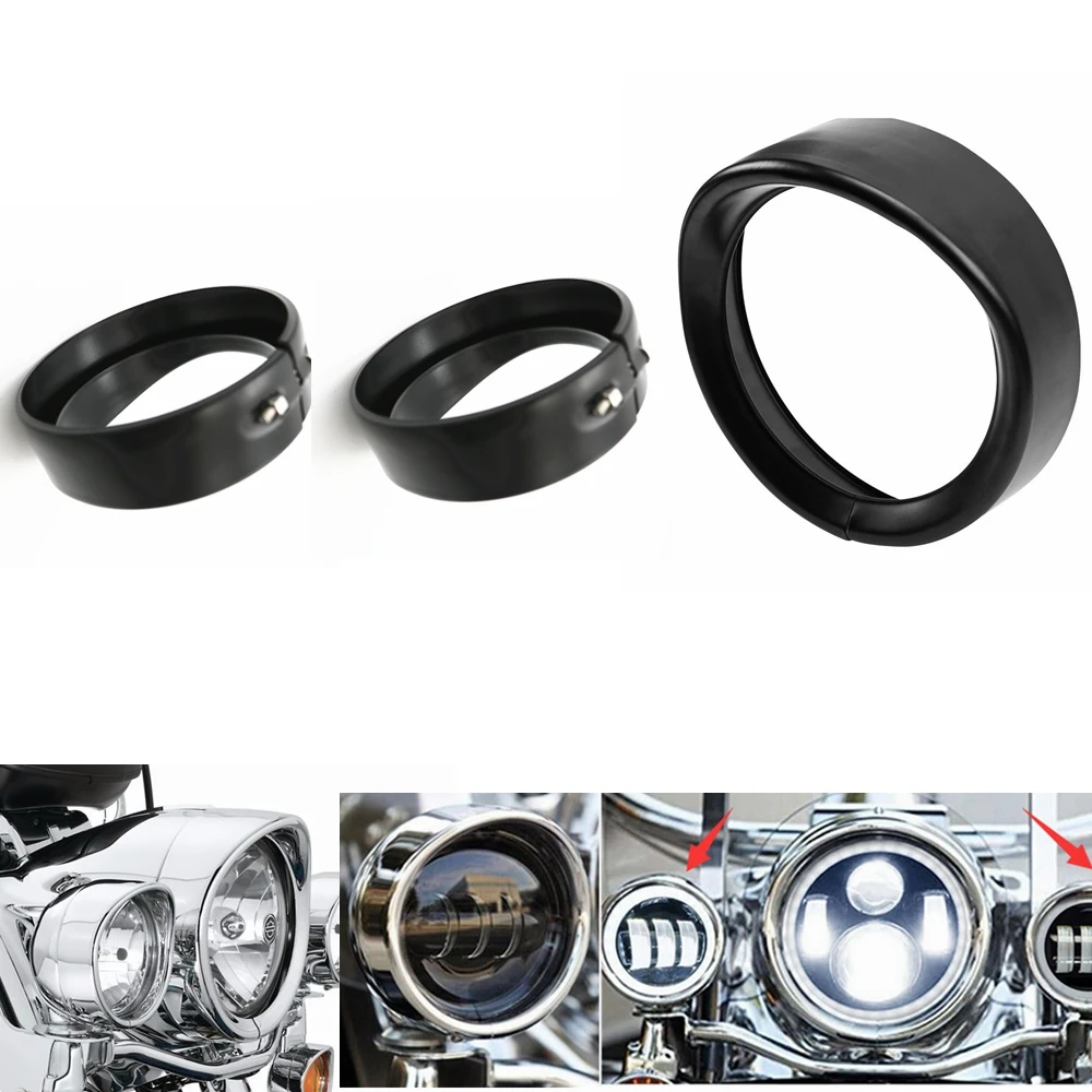 Аксессуары 7 &quotфары отделка кольцо и 4 5&quot 1/2 дюйма вспомогательный для Harley Touring