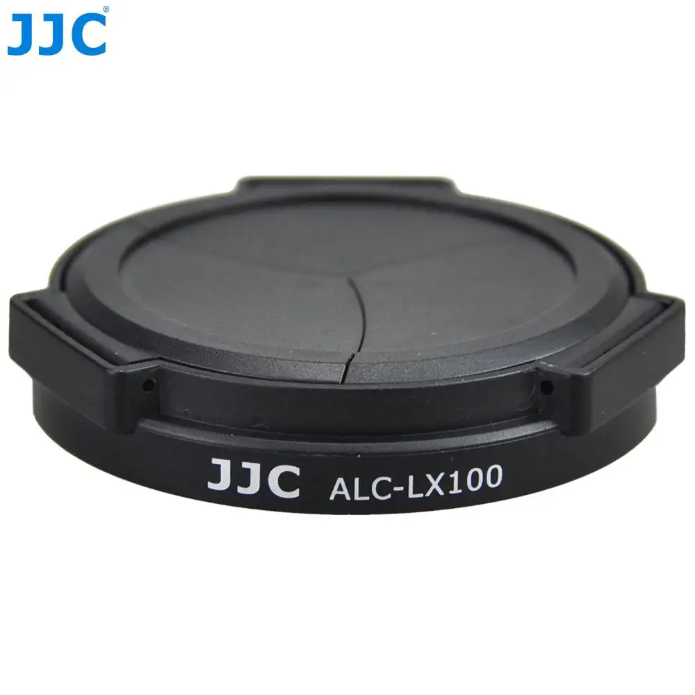 JJC Камера Протектор Авто крышка объектива для Panasonic LUMIX DMC-LX100 DMC-LX100II LEICA D-LUX(Typ 109) D-LUX7 заменяет DMW-LFAC1 - Цвет: Black