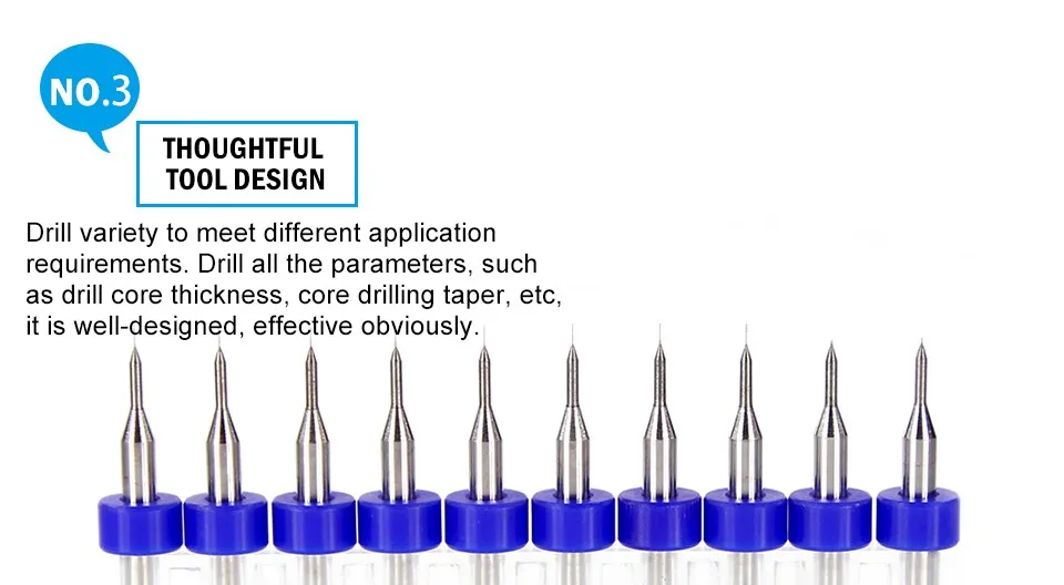 10 шт. 0,15 мм импортные, карбидные сверла PCB, печатная плата, мини-сверлильный набор с ЧПУ, деревообрабатывающие инструменты