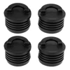 Tapones de fregado para Kayak, accesorios de repuesto para agujero de drenaje, tapón de fregadero para Rafting marino, color negro, 4 Uds. ► Foto 1/6