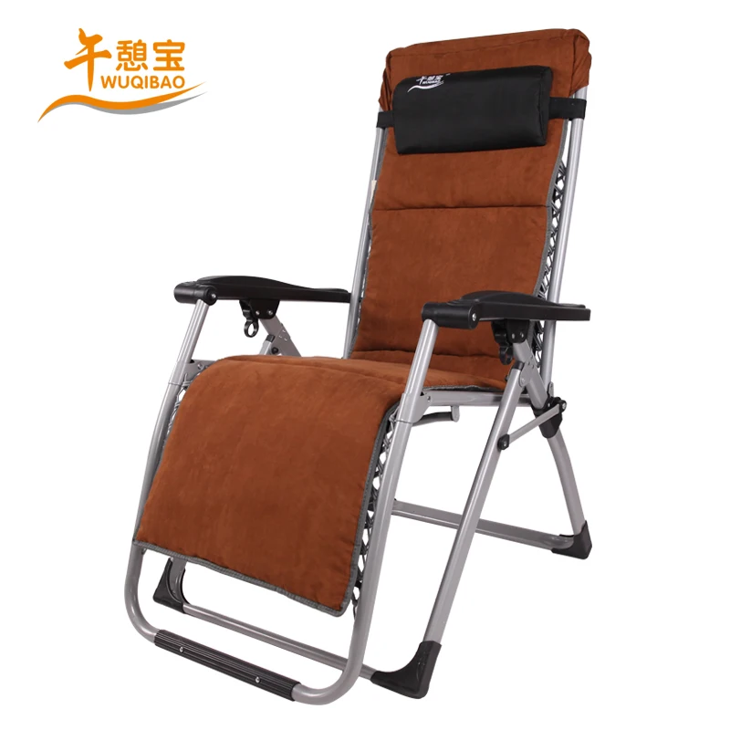 Plus cotton folding chairs office lunch break backrest recliner siesta