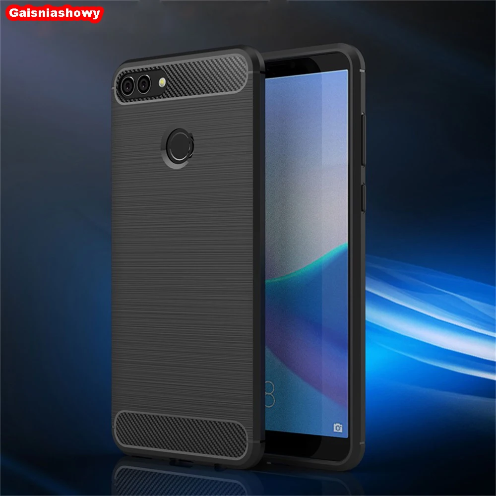 Case For Huawei Honor 8C 8X 7A 7C 7X 6X 8A 9 9i 10 10i 20i 20 V20 V9 V10 Play Pro Lite Carbon Fiber TPU Phone Cover Shell |