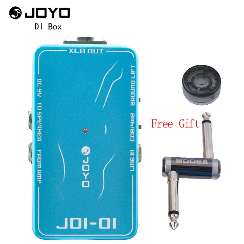 

JOYO JDI-01 DI Box Guitar Effect Pedal Passive Direct Box Amp Simulation Electric Guitar Accessories with 9V Battery