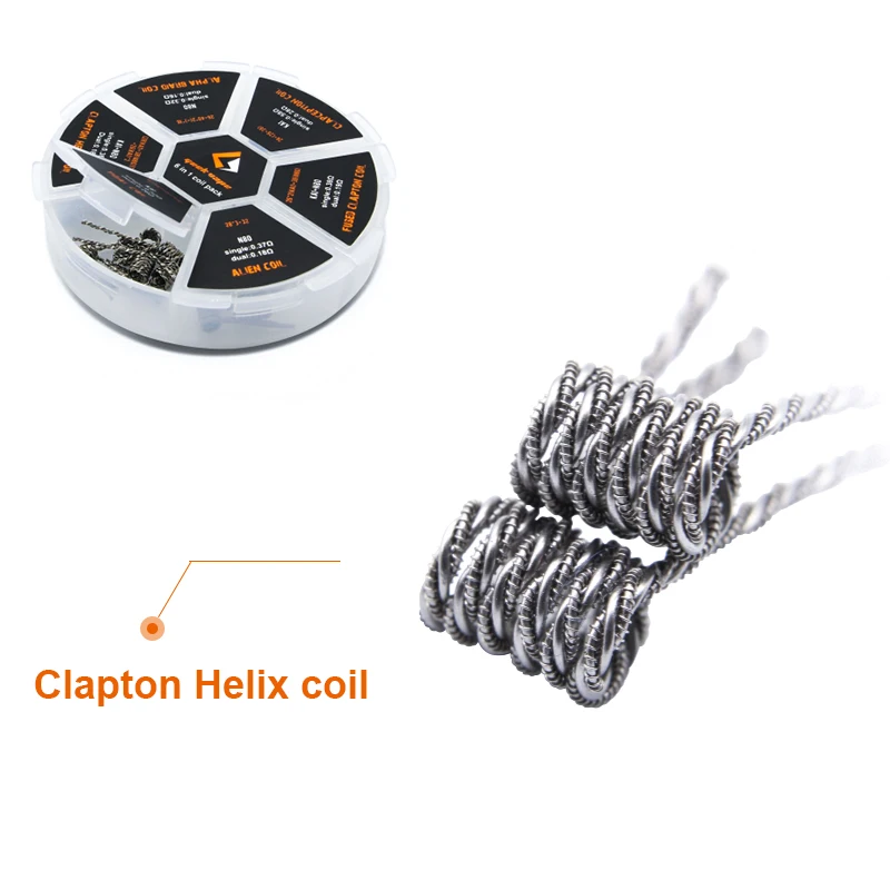 Оригинальная катушка Geekvape 6 в 1 для DIY атомайзера Alien/Alpha Braid/Fused Clapton/Tidal Coil