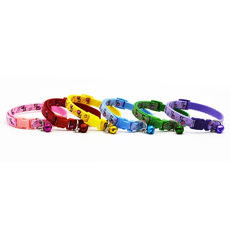 Pet Products Dog Collars For Small Large Big Dogs Cats Nylon Dog-Collar Leash Harness Cat Dog Collar Supplies Accessories (8)