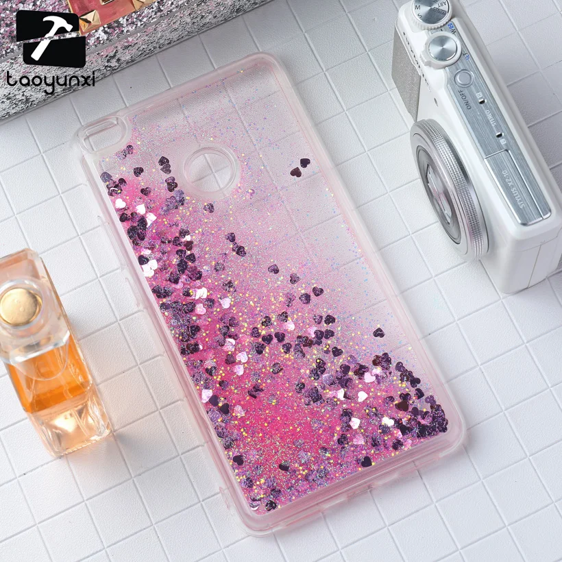 

TAOYUNXI Liquid Glitter Quicksand Phone Covers Case For Xiaomi Mi Max 2 Xiaomi Mi Max2 6.44 inch Silicone Housing Bag Covers