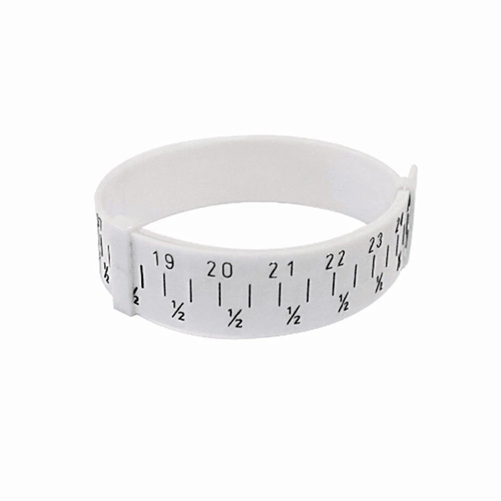 Newest Trendy Standard Bracelet Measuring Ring Tool Finger Wrist Circle Measuring Belt Tool Ring Bracelet Wristlet Watch Sizer