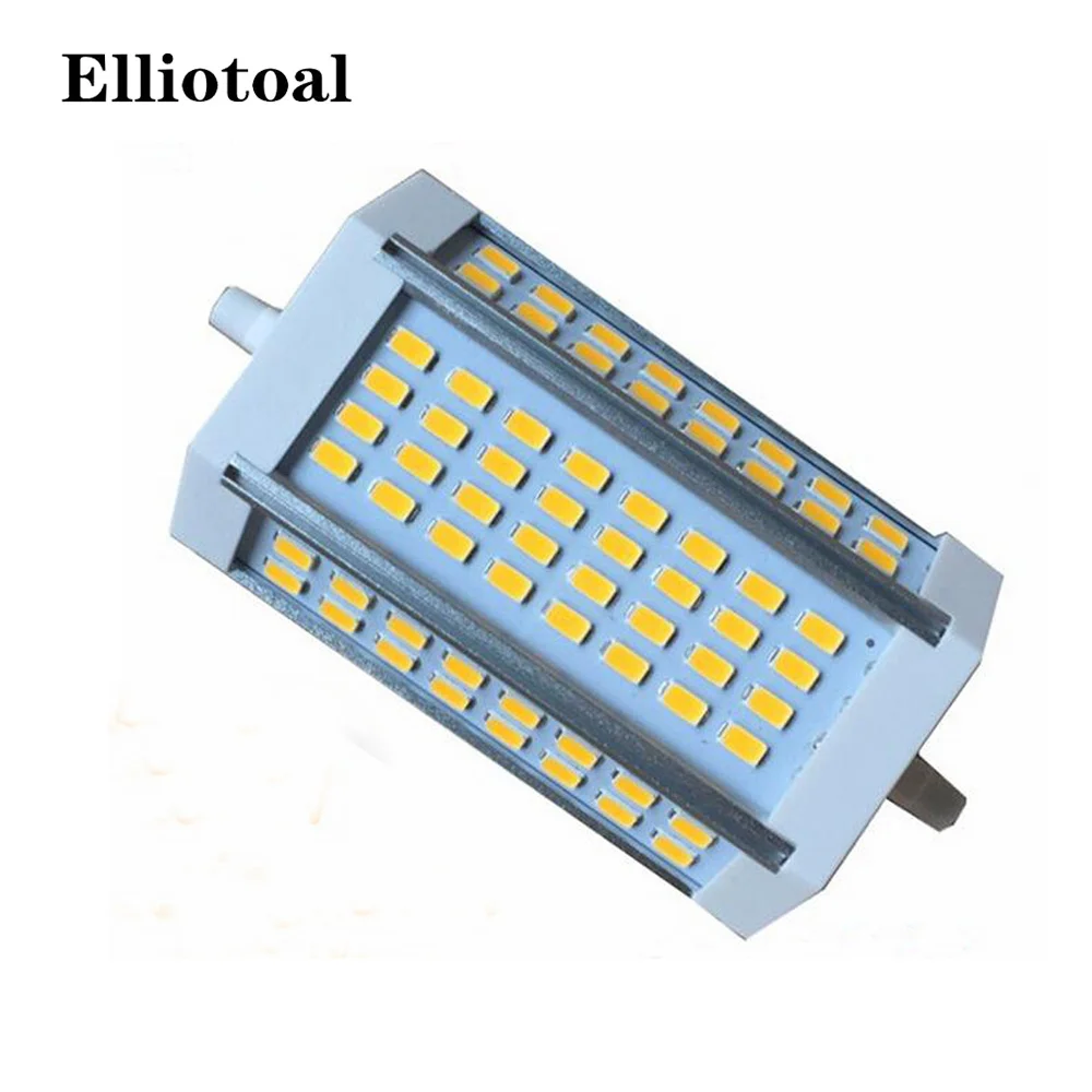 Высокая мощность. Светодиодные лампы r7s j118, 30 Вт, 118 мм, smd5730, с затемнением 118 мм, бомбиллас 118 мм, 30 Вт, AC85-265V