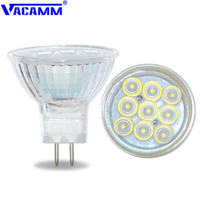 Светодиодный светильник MR 16 светодиодный 12V COB лампа gu5.3 3W DC 8-24V SMD 2835 светильник Точечный светильник 9 светодиодный s белый/теплый белый