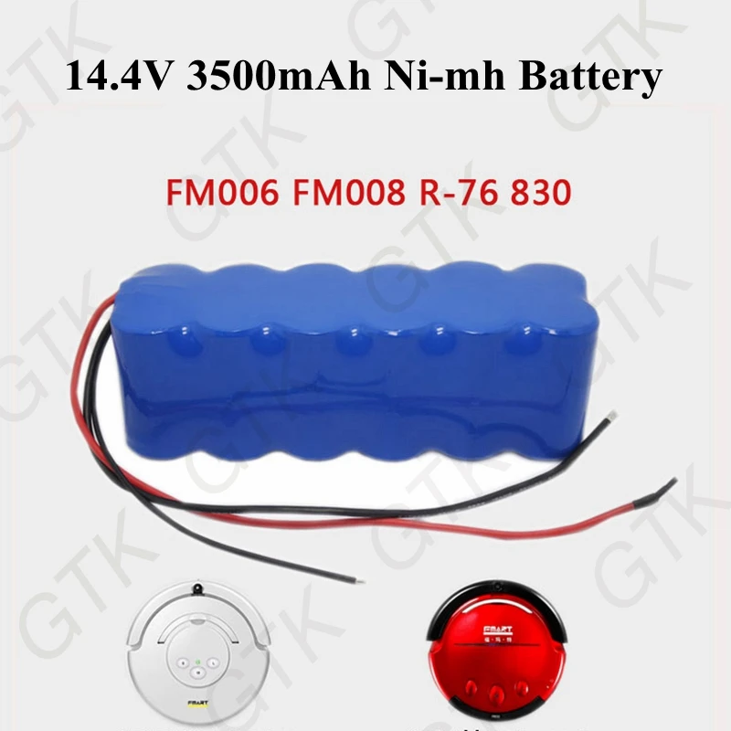 GTK Высококачественная батарея 14 4 V 3500mah Ni MH для уборочной машины робот пылесос FM 006