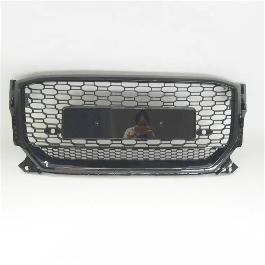 

For Audi Q2 SUV 2018+ Black Front Mesh Grille Grill To RSQ2 Style