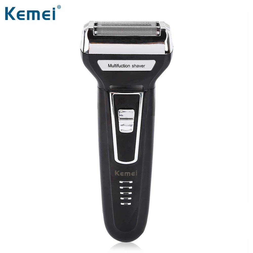 

Kemei 3 in 1 Portable EU Plug Electric Shaver Twin Blades Travel Use Safe Razor for Men with Nose Hair and Hairdressing Device