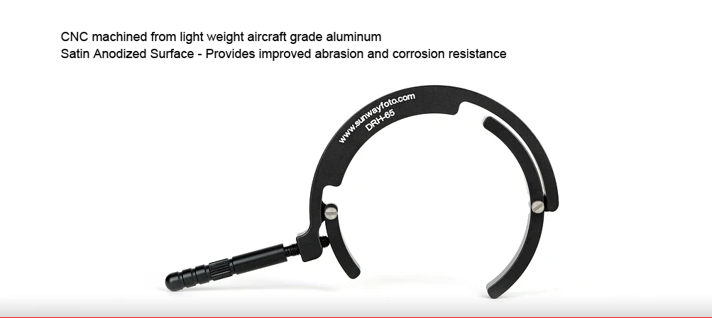 SUNWAYFOTO DRH-65 Telehpoto поддержка объектива Регулируемая фокусировка объектива Фокусировочный Рычаг Ручка фильтра зума 63-71 мм объектив