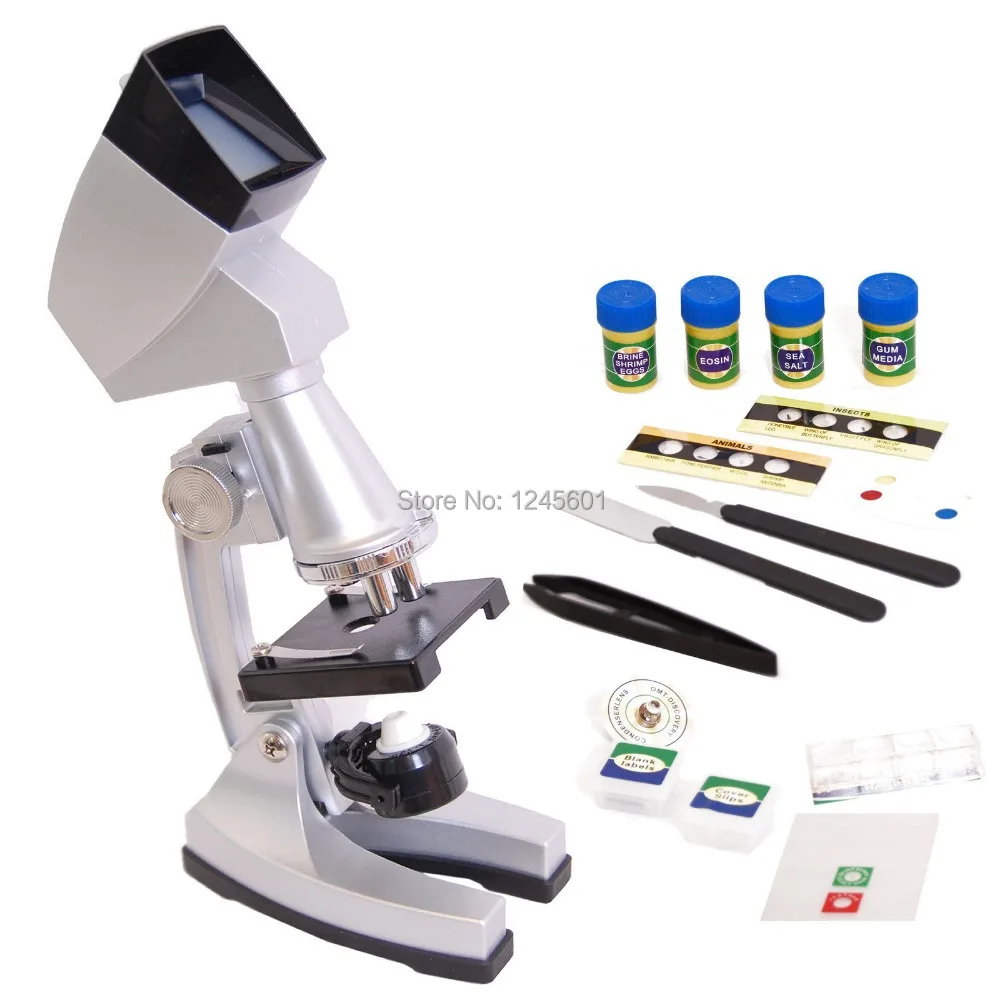

Angel  Microscope Science Student Set(TMPZ-C1200) Zoom 1200x with Projector & many Accessories