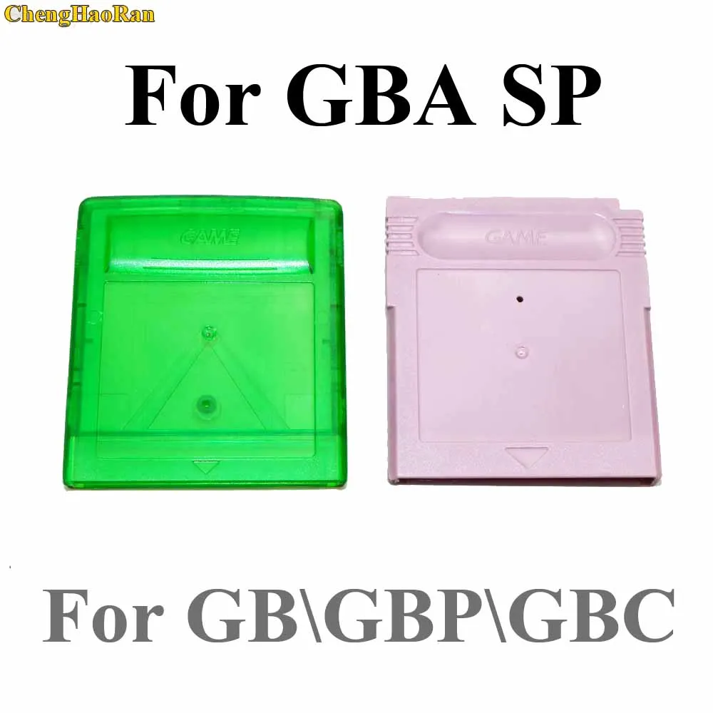 

ChengHaoRan 1pc Grey Clear Green Game Card Housing Case for GB GBC GBA SP Game Cartridge Case Housing Box