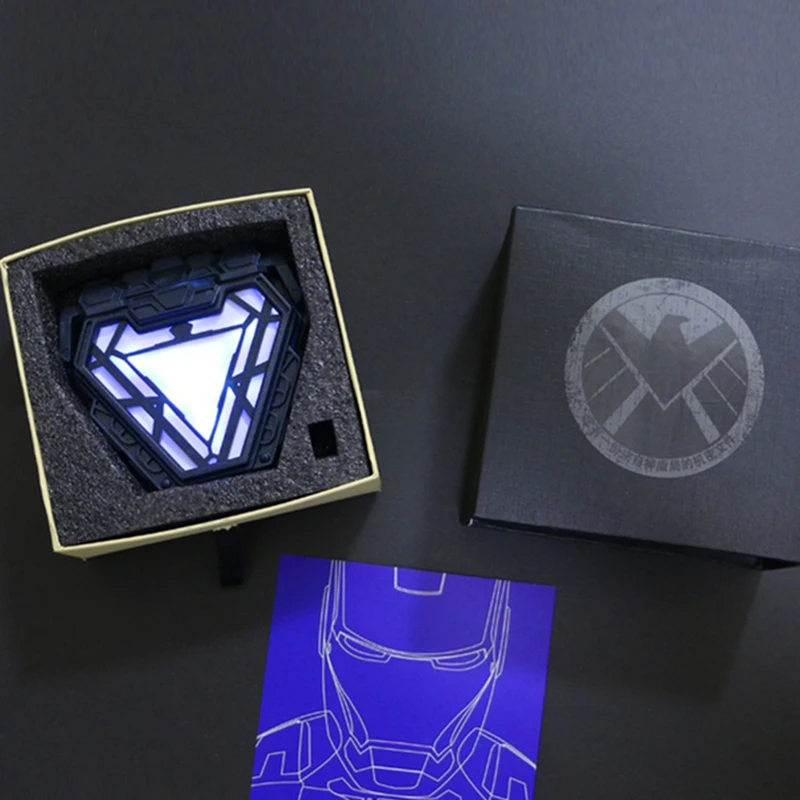 

Marvel 1:1 scale Iron Man Mark 50 MK50 Prop Arc Reactor LED Light Resin Action Figure Collection Props for Adult Cosplay