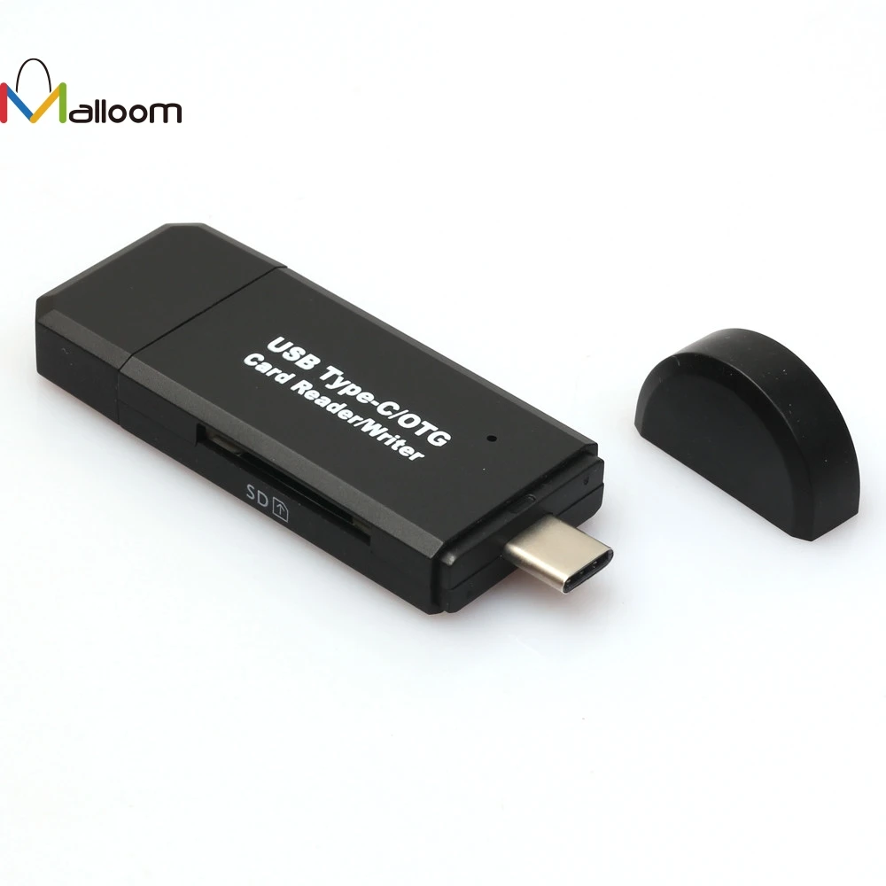 Malloom Новое поступление кард-ридер USB-C type C/USB 2,0/Micro USB/OTG TF SD карт-ридер для OTG телефона для Mac#201