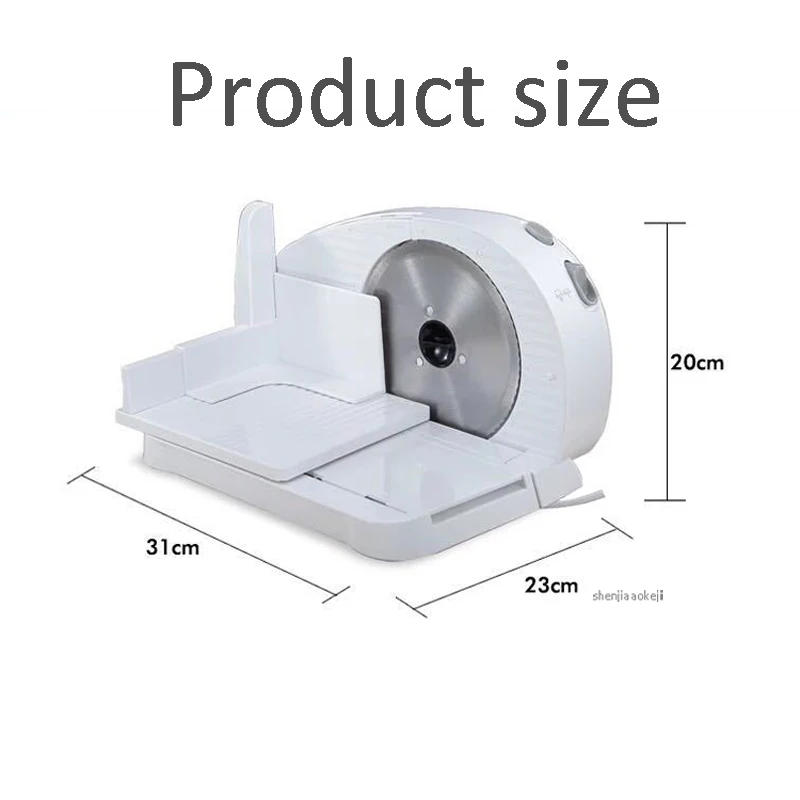 Бытовая электрическая ломтерезка для мяса, многофункциональный резак для хлеба, тостов, продуктов для замороженной говядины, баранины, ветчины, овощной нарезки, 220 В - Цвет: 220V