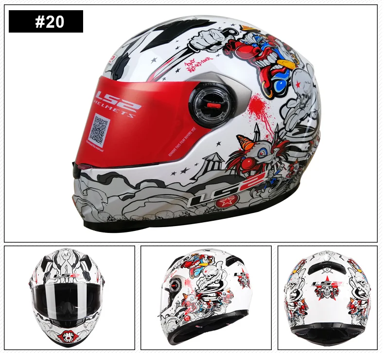 LS2 FF358 полный уход за кожей лица moto rcycle шлем оригинальная новая цветная мужчины женщины гоночный moto шлемы в moto rbike реальные LS2 шлемы