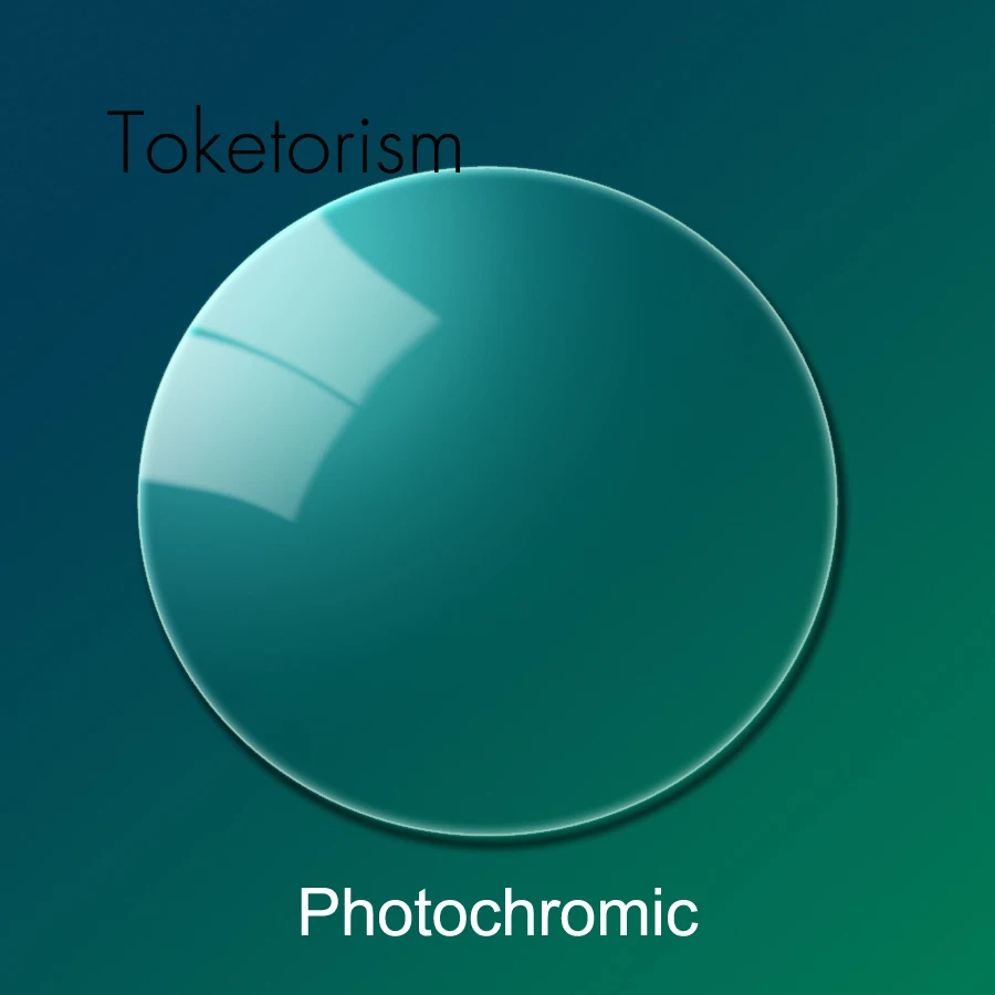 Toketorism 1,56 индекс 1,61 индекс фотохромные линзы по рецепту для близорукости дальнозоркости очки для пресбиопии