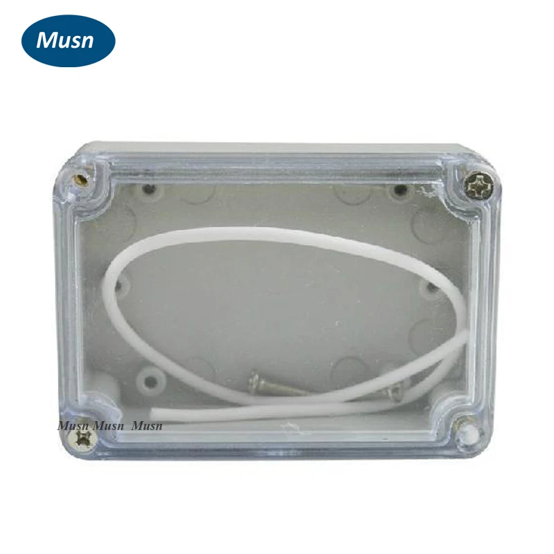 

83*58*33mm Transparent Plastic Electronic Project Box Waterproof Plastic Junction Box DIY Enclosure Case for wire connectors
