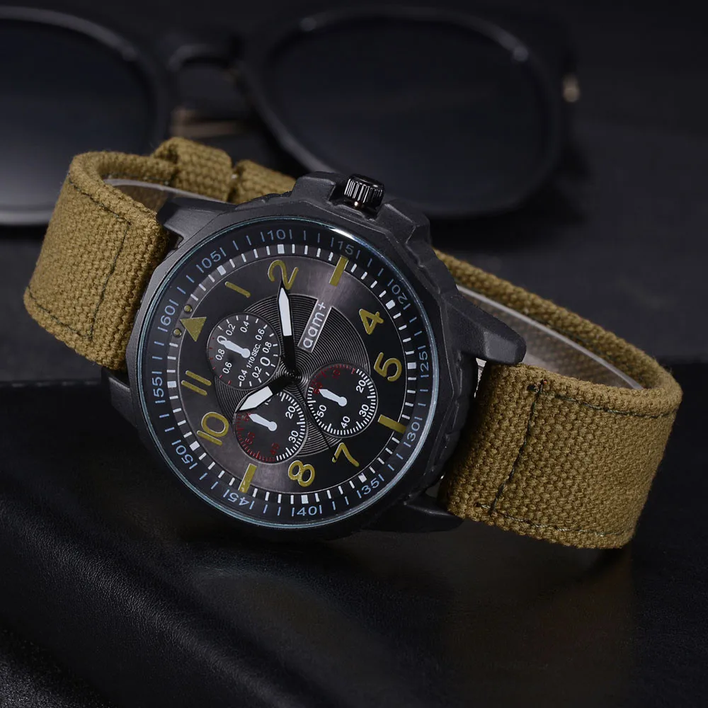 

2018 Men Nylon band Military watch Gemius Army watch High Quality Quartz Movement Men sports watch Casual wristwatches