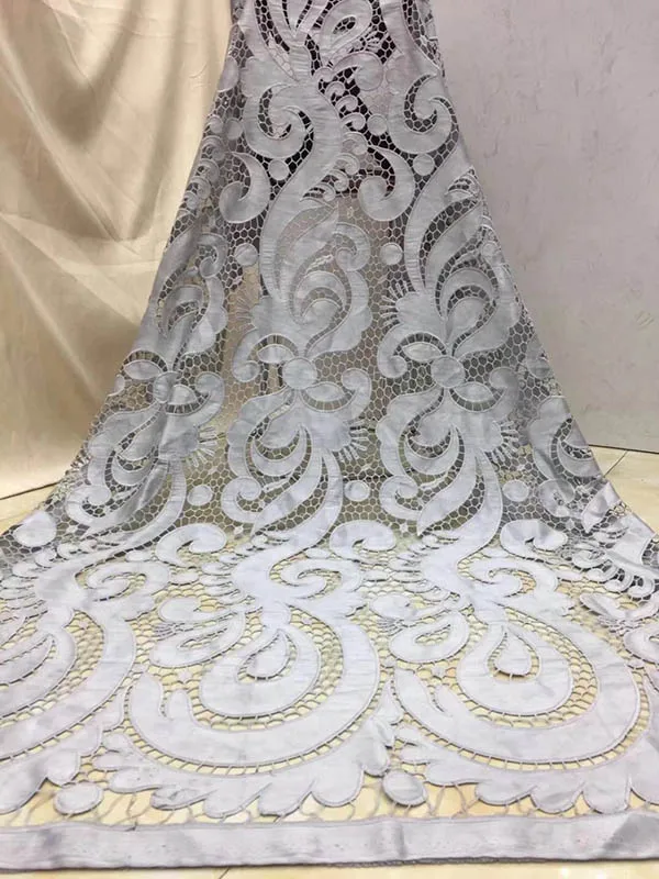 Африканское шифоновое кружево высокого качества французский Тюль кружевная ткань Королевский синий цвет африканская кружевная ткань для нигерийского свадебного платья - Цвет: 6