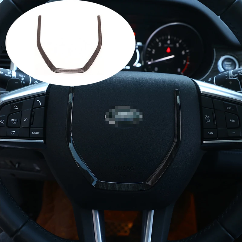 For Land Rover Discovery Sport 15 17 Dark wood grain Car Steering wheel