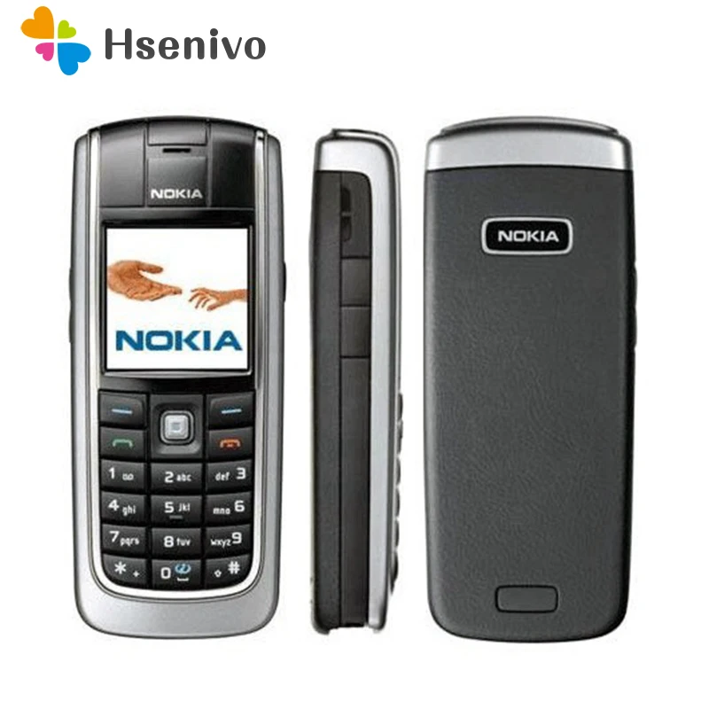 6020 разблокированный Nokia 6020 Мобильный телефон камера GSM 900 1800 Dualband Классический дешевый мобильный телефон Восстановленный