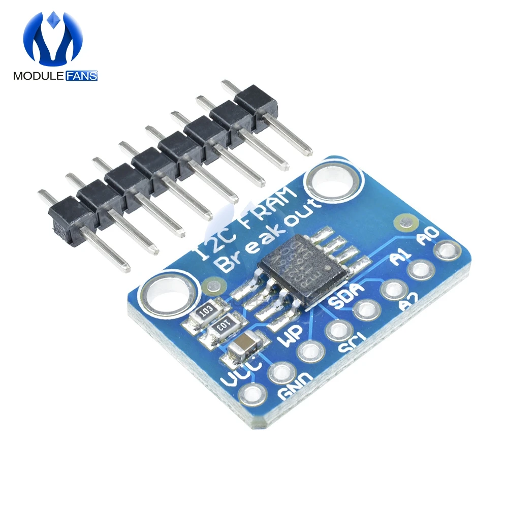 

MB85RC256V 32KB FRAM Breakout Board Memory IC Development Tool For IoT Sensor Portable Wearable Device Non-Volatile