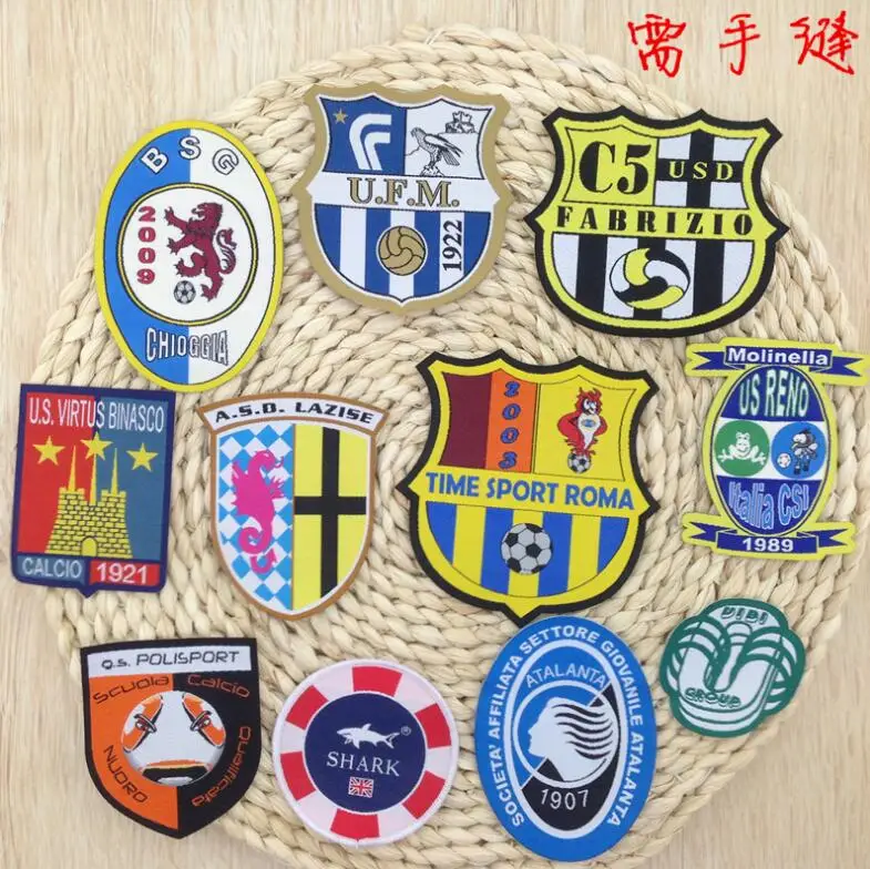 11 style College design World football cloth patches Team Standards