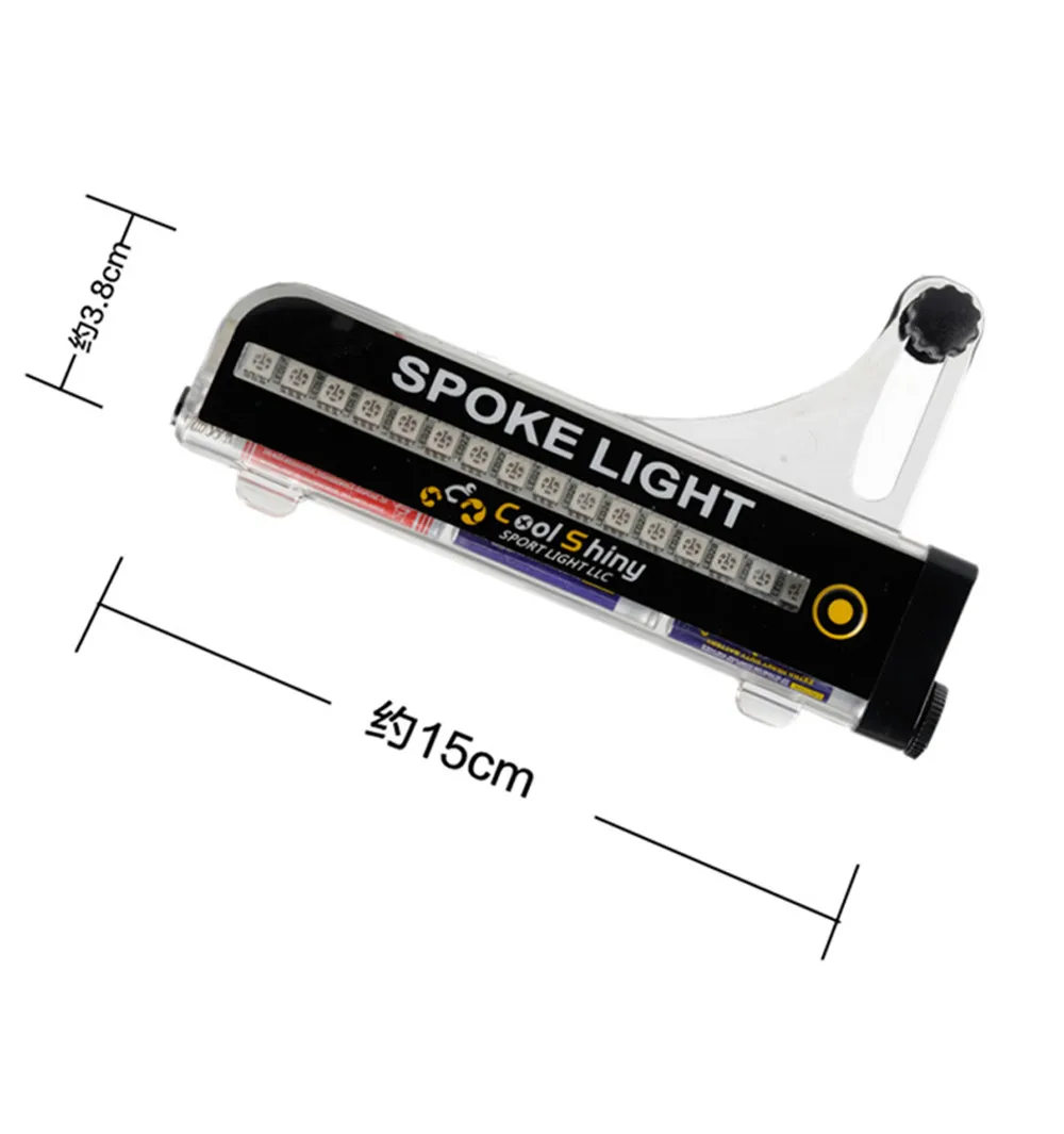 Sale 32 LED Motorcycle WaterprCycling Bicycle Bike Wheel Signal Tire Spoke Light 21 Changes Bicycle Spoke Light free shipping DZ50 2