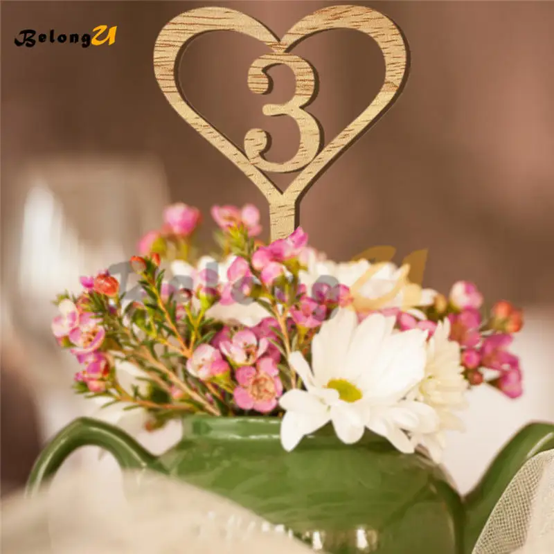 Table Numbers Wedding Decoration MUW-144-05