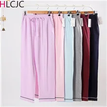 Новинка года; женские повседневные свободные хлопковые пижамы; удобные домашние штаны высокого качества; женские брюки для сна