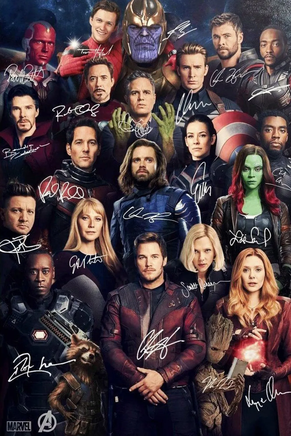 

Avengers Signature Movie SILK POSTER Decorative painting
