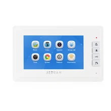 JERUAN 7 дюймов цветной экран ЖК-видео домофон запись домофон только монитор 8 Гб карта