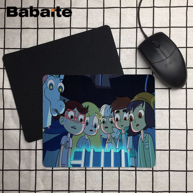 Babaite Star vs Force Evil прочный резиновый коврик для мыши Размер для 25x29 см коврики для игровой мыши