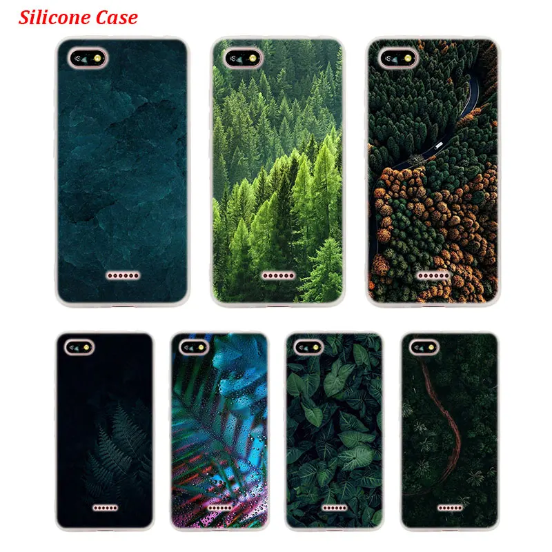 

Silicone Phone Case Green forest for Xiaomi Redmi S2 Note 4 4X 5 5Pro 5A Plus 6 6A 7 Pro Cover