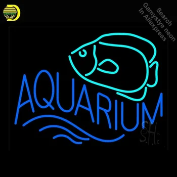 

NEON SIGN For Aquarium With Fish Logo neon Light Sign Restaurant Hotel Neon signs for sale food neon lights for sale Lamps