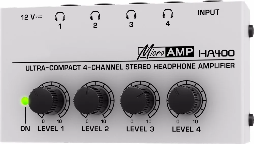 New HA400 Headphone Amplifier Ultra-compact 4 Channels ha400 Mini Audio Stereo Headphone Amplifier with Power Adapter New HA400 Headphone Amplifier Ultra-compact 4 Channels ha400 Mini Audio Stereo Headphone Amplifier with Power Adapter